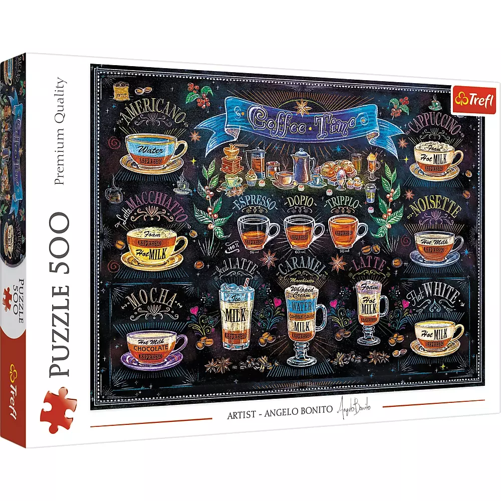 Puzzle 500 elementów. Czas na kawę - Puzzle