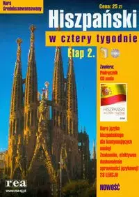 Hiszpański w cztery tygodnie. Etap 2. Kurs średniozaawansowany + CD - Książki