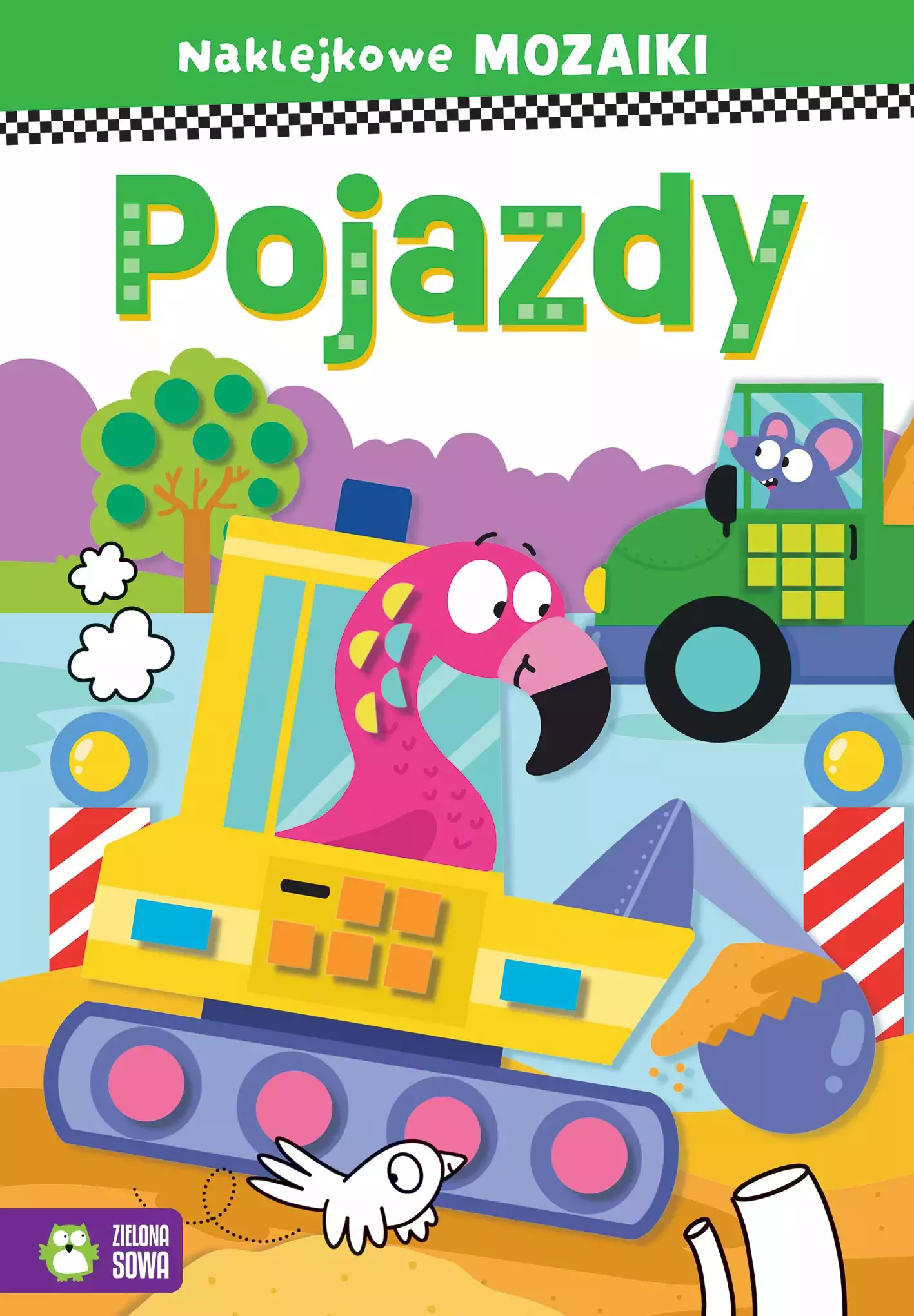 Naklejkowe mozaiki. Pojazdy - Książki
