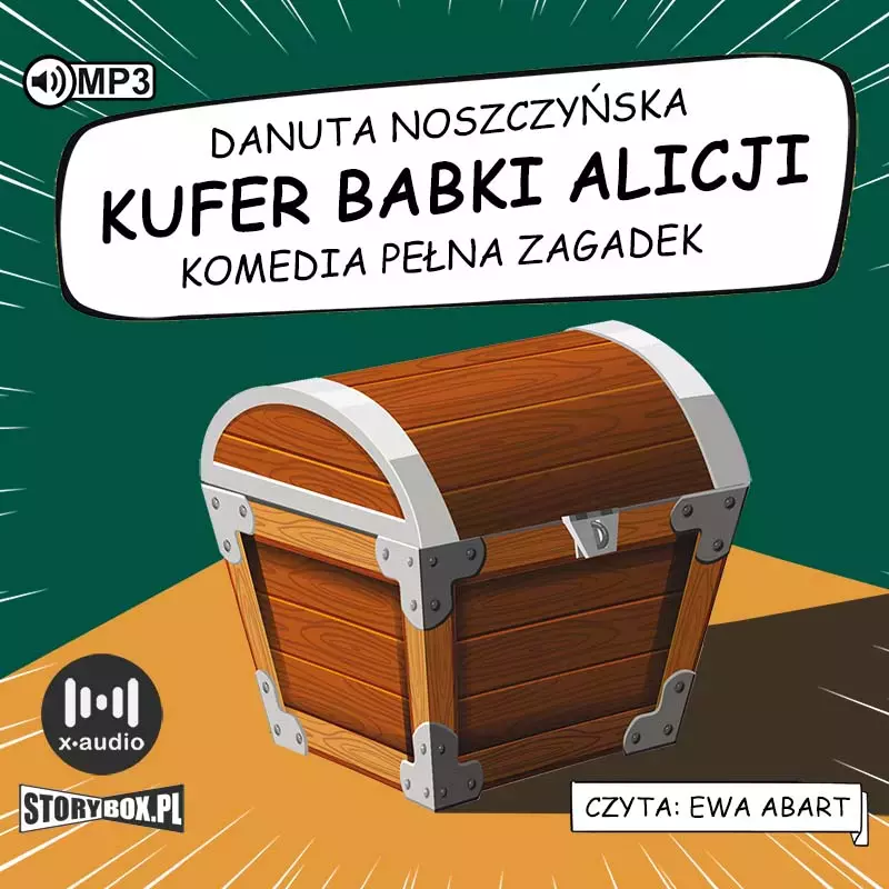 CD MP3 Kufer babki Alicji. Komedia pełna zagadek - Audiobooki