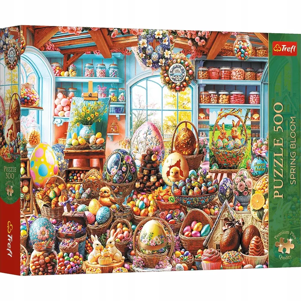 Trefl Puzzle Premium Plus Quality 500 el. Wielkanocny sklepik ze słodyczami - Puzzle