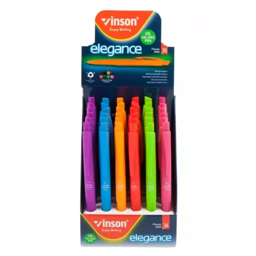 Długopis automatyczny 0.7 Vin Elegance 402970 pudełko A 36 - Papiernicze i szkolne