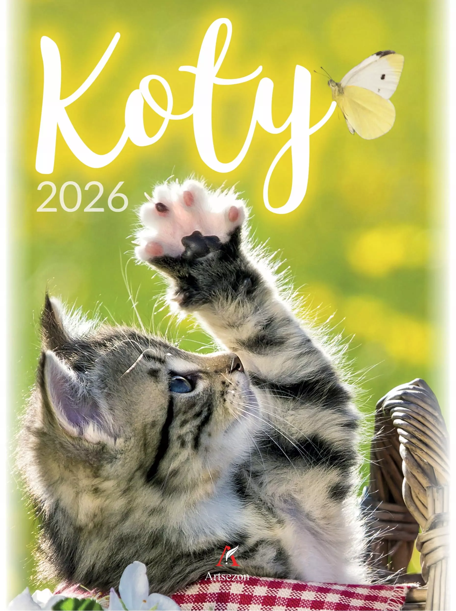 Kalendarz ścienny 2026, koty - Książki