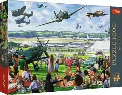 Puzzle 1000 elementów. Premium Plus. Tea Time. Pokaz lotniczy - Puzzle