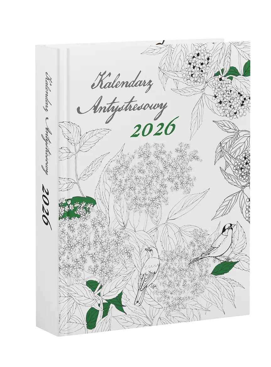 Kalendarz 2026 tygodniowy Antystresowy - Książki