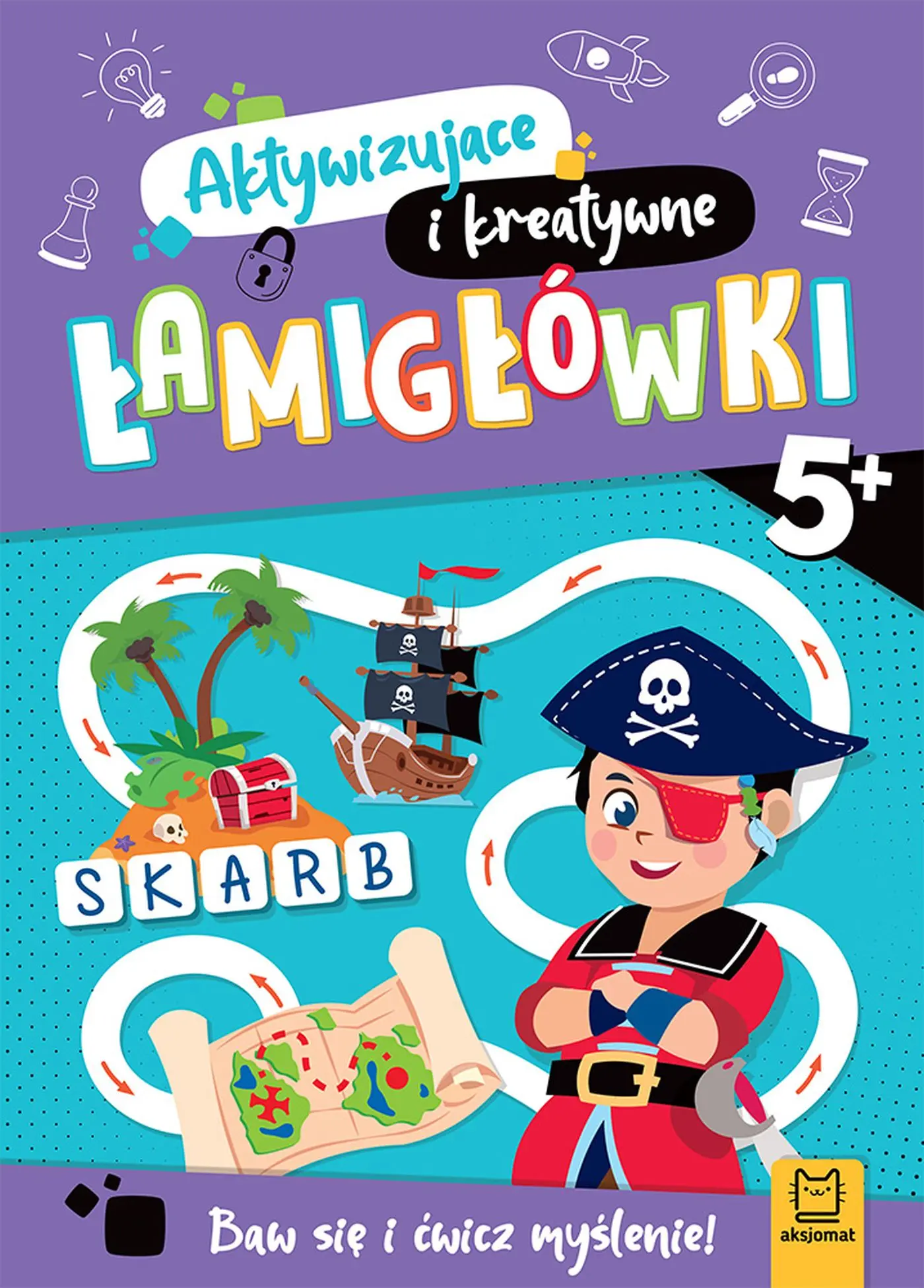 Łamigłówki aktywizujące i kreatywne od 5 lat - Książki