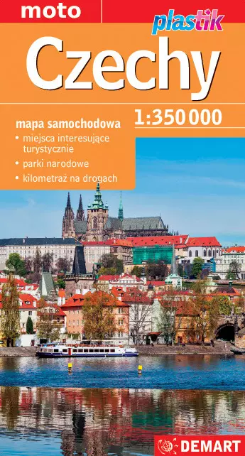 Czechy. Mapa samochodowa, 1:350 000 - Książki