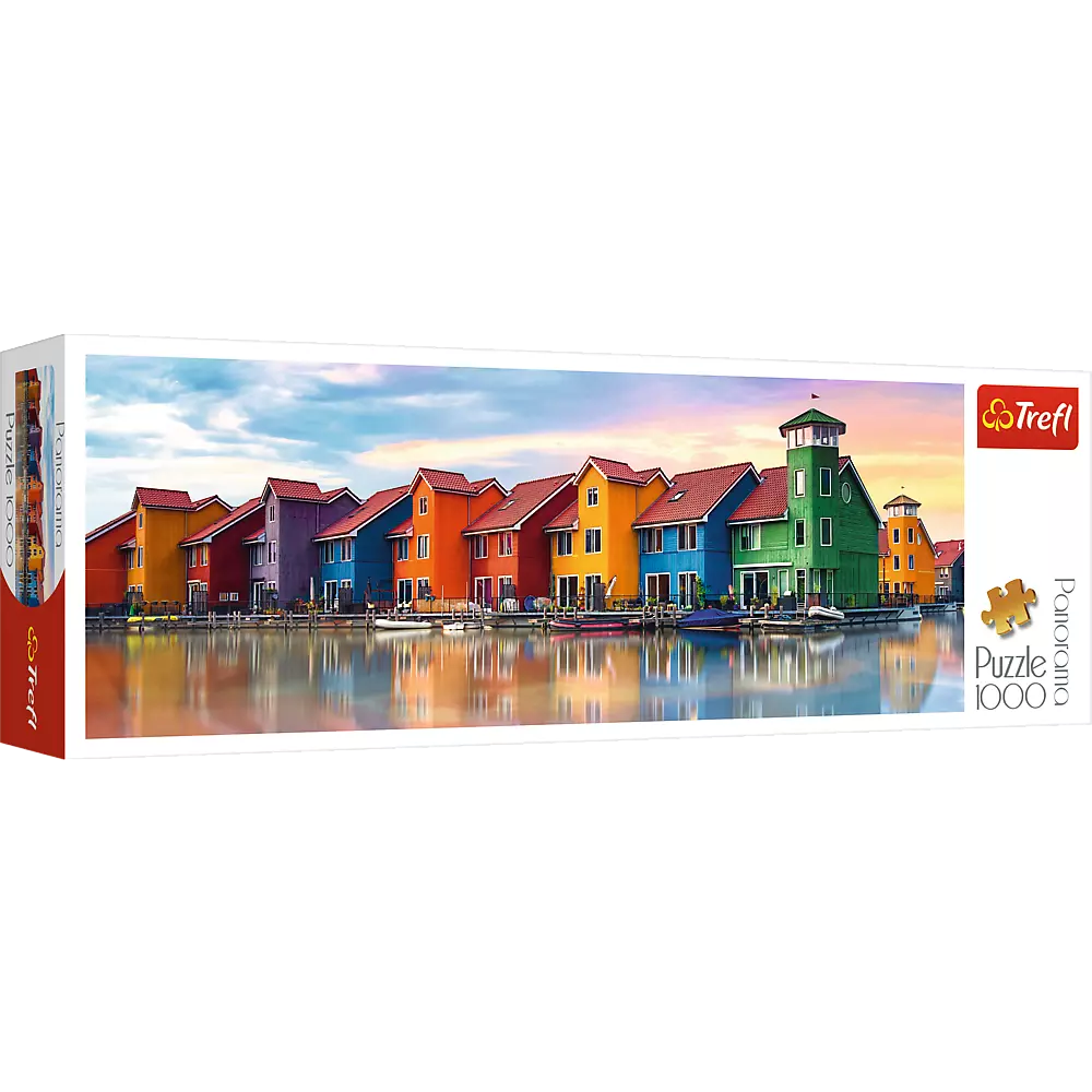 Puzzle 1000 elementów Panorama. Groningen, Holandia - Puzzle