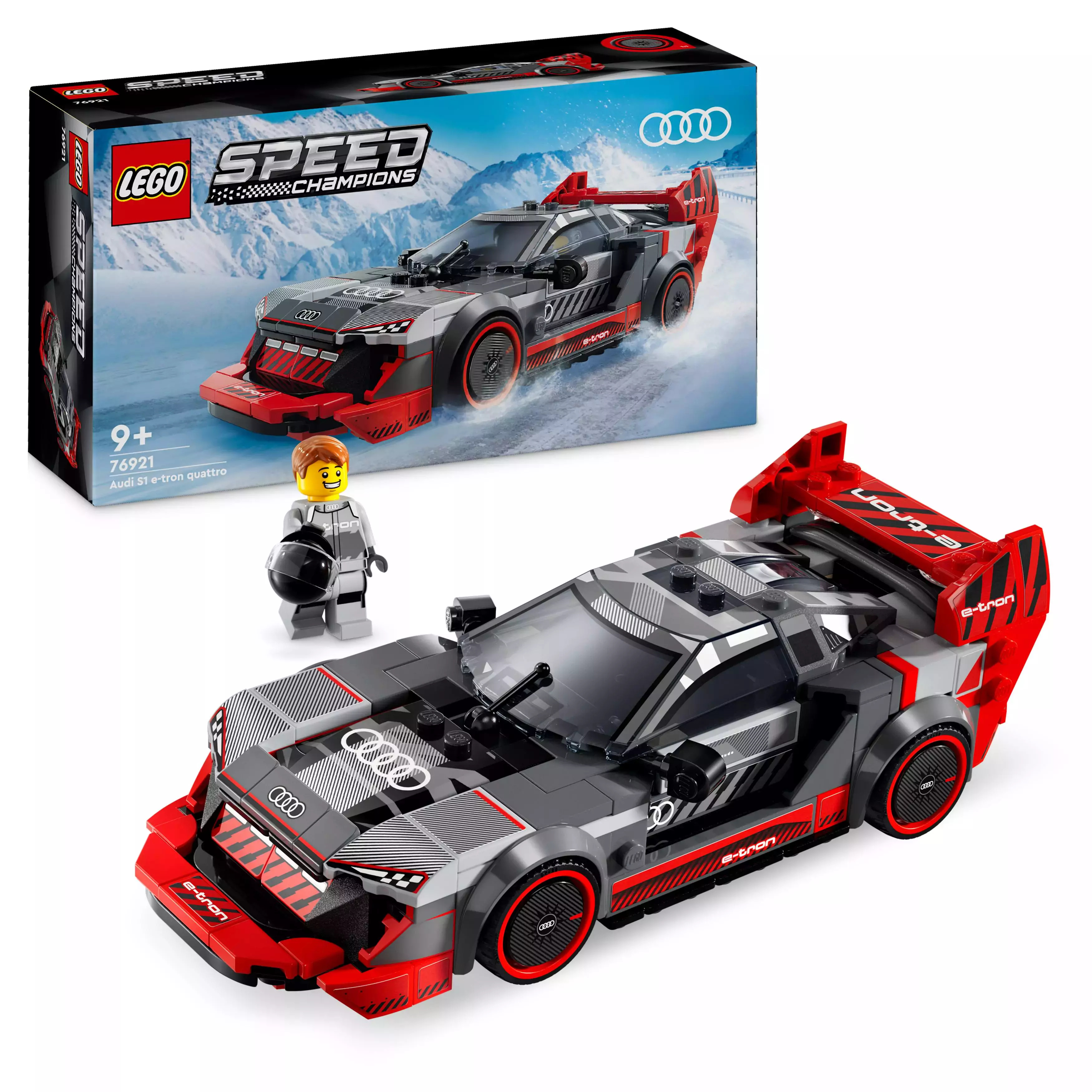 LEGO Speed Champions Wyścigowe Audi S1 E-tron Quattro 76921 - Zabawki