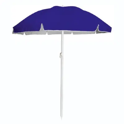 Parasol polyester tkanina 240cm, 8 drutów, łamany,karton - granatowy - Elektronika i akcesoria