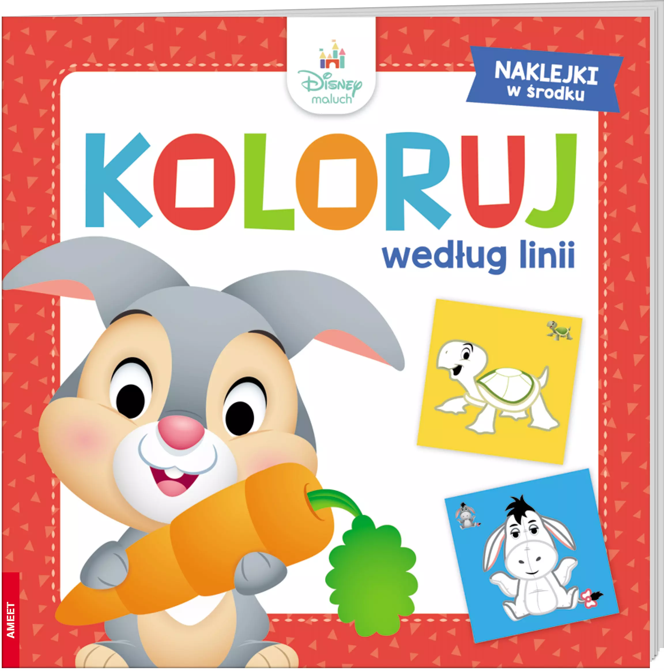 Disney Maluch. Koloruj według linii - Książki