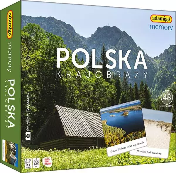 Memory Polska krajobrazy gra pamięciowa ADAMIGO - Gry