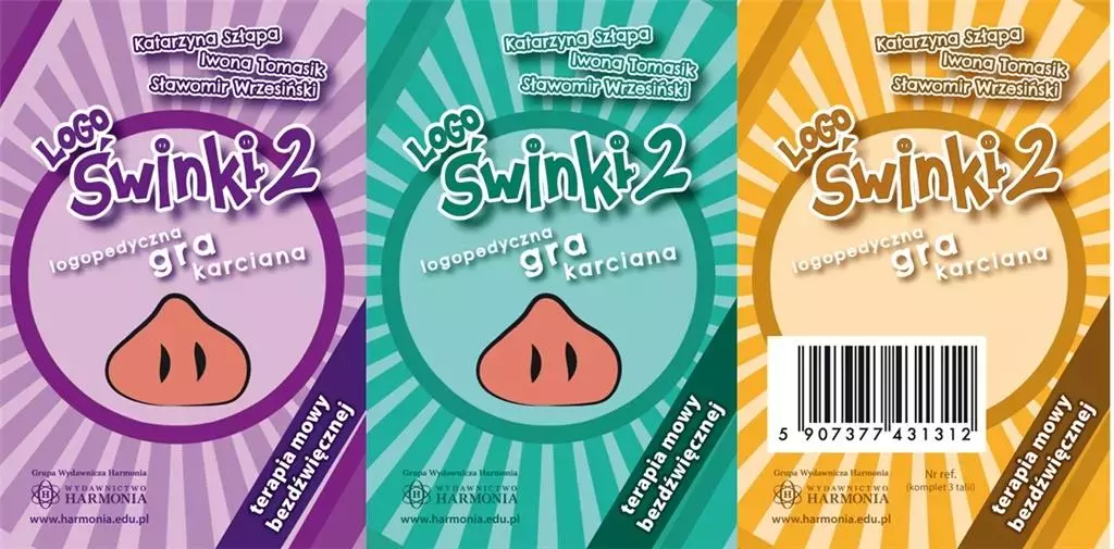Logoświnki 2 Logopedyczna gra karciana - Książki