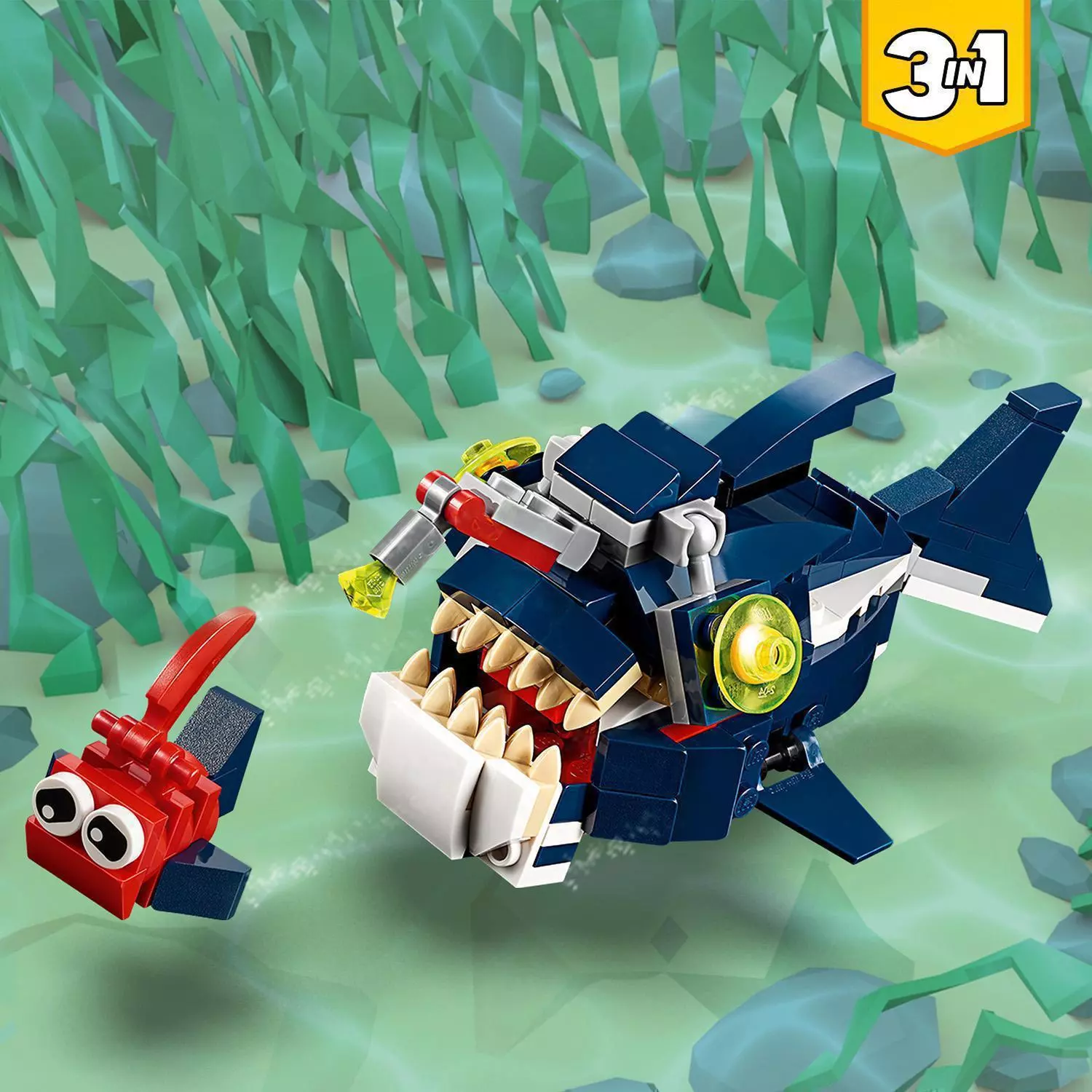 LEGO Creator 3 w 1 Morskie stworzenia 31088 - Zabawki