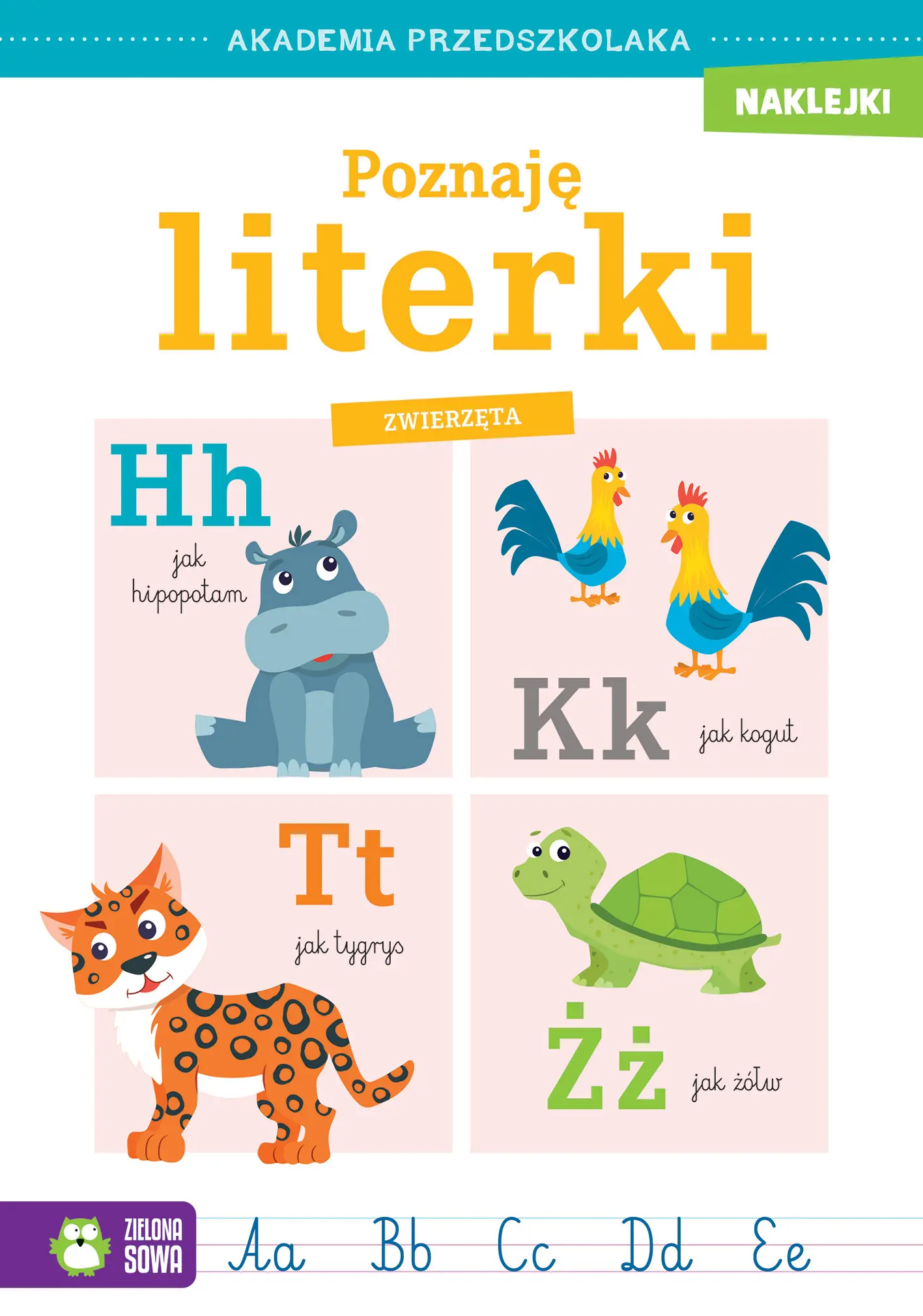 Akademia przedszkolaka. Poznaję literki. Zwierzęta - Książki