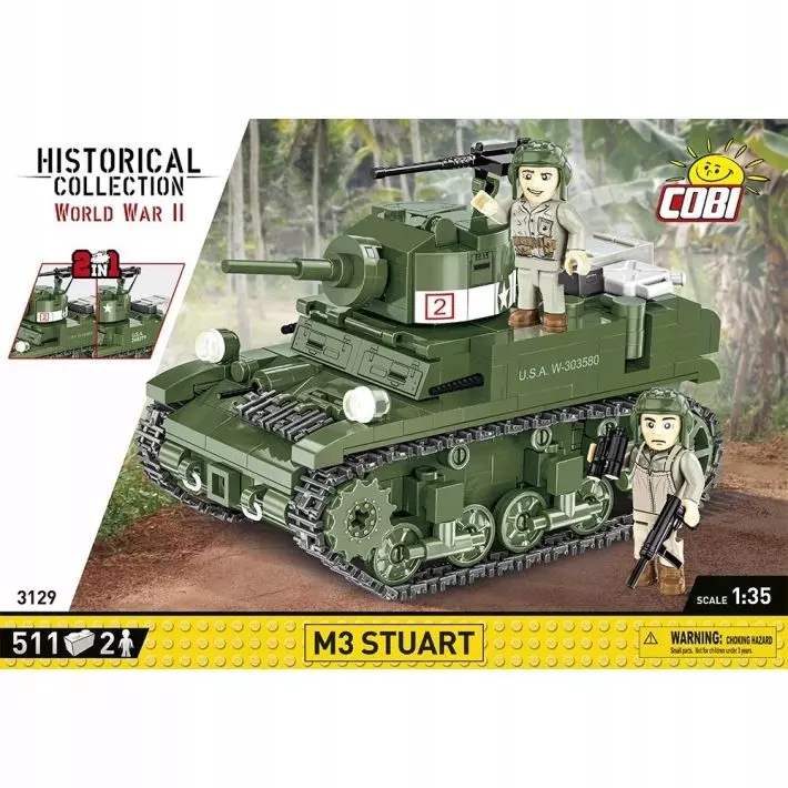 Cobi 3129 M3 Stuart - Zabawki