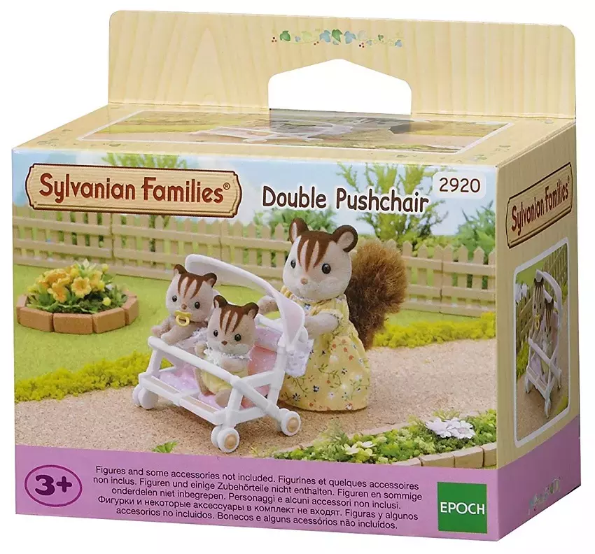 Sylvanian Families. Podwójny wózek spacerowy - Zabawki