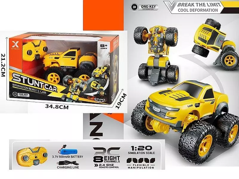 Auto R/C transformujące 1:20 z ładowarką - Zabawki