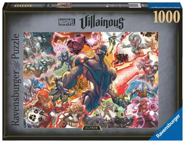 Puzzle 1000 elementów. Disney Villainous. Złoczyńcy: Ultron - Puzzle