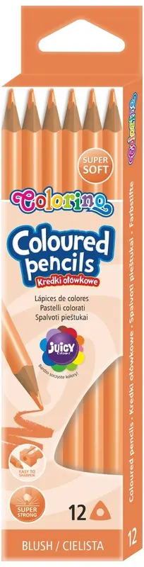Kredka ołówkowa trójkątna, cielista - Papiernicze i szkolne