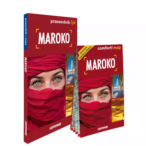 Maroko light przewodnik + mapa - Książki