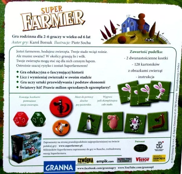 Superfarmer z Rancha - Gry