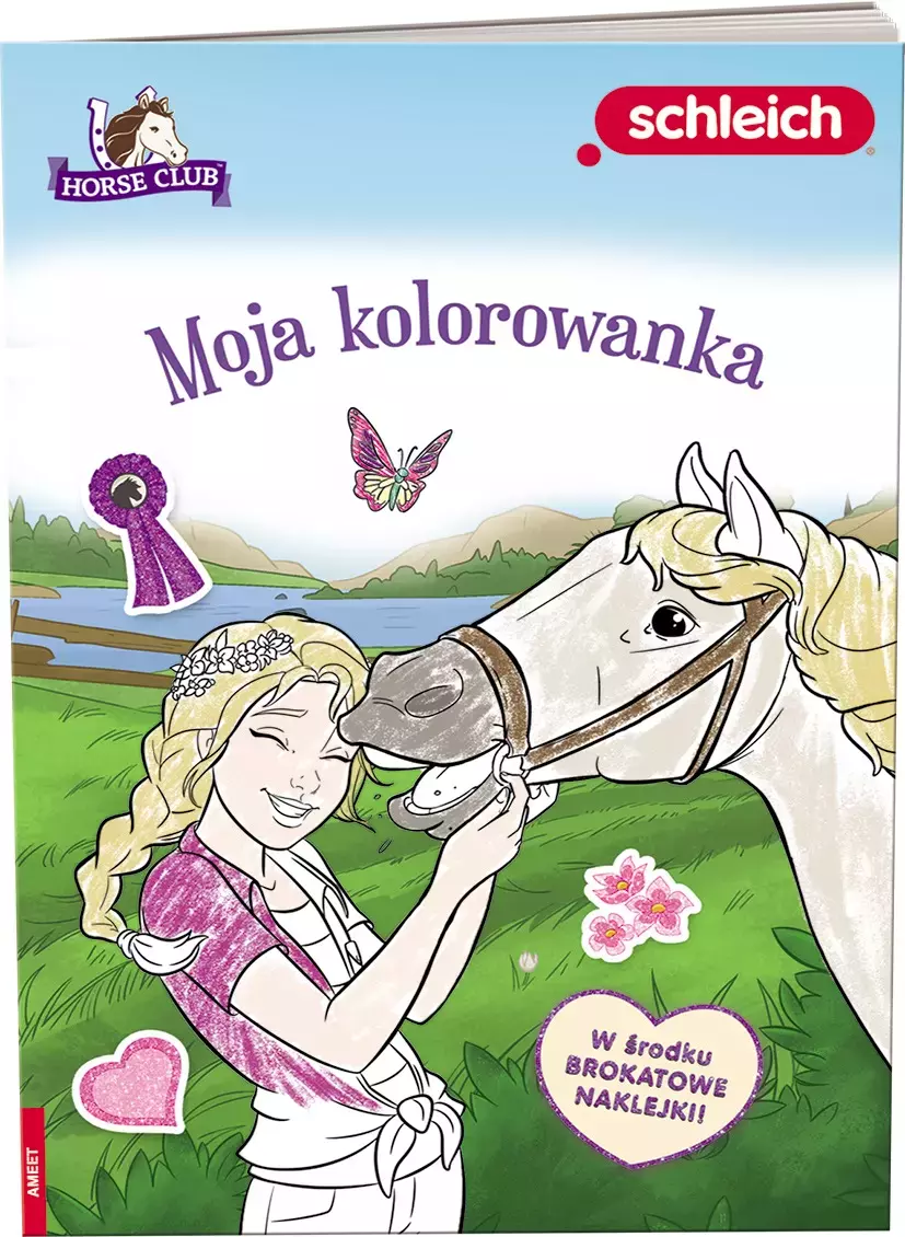 Schleich horse club Moja kolorowanka FCBS-8401 - Książki