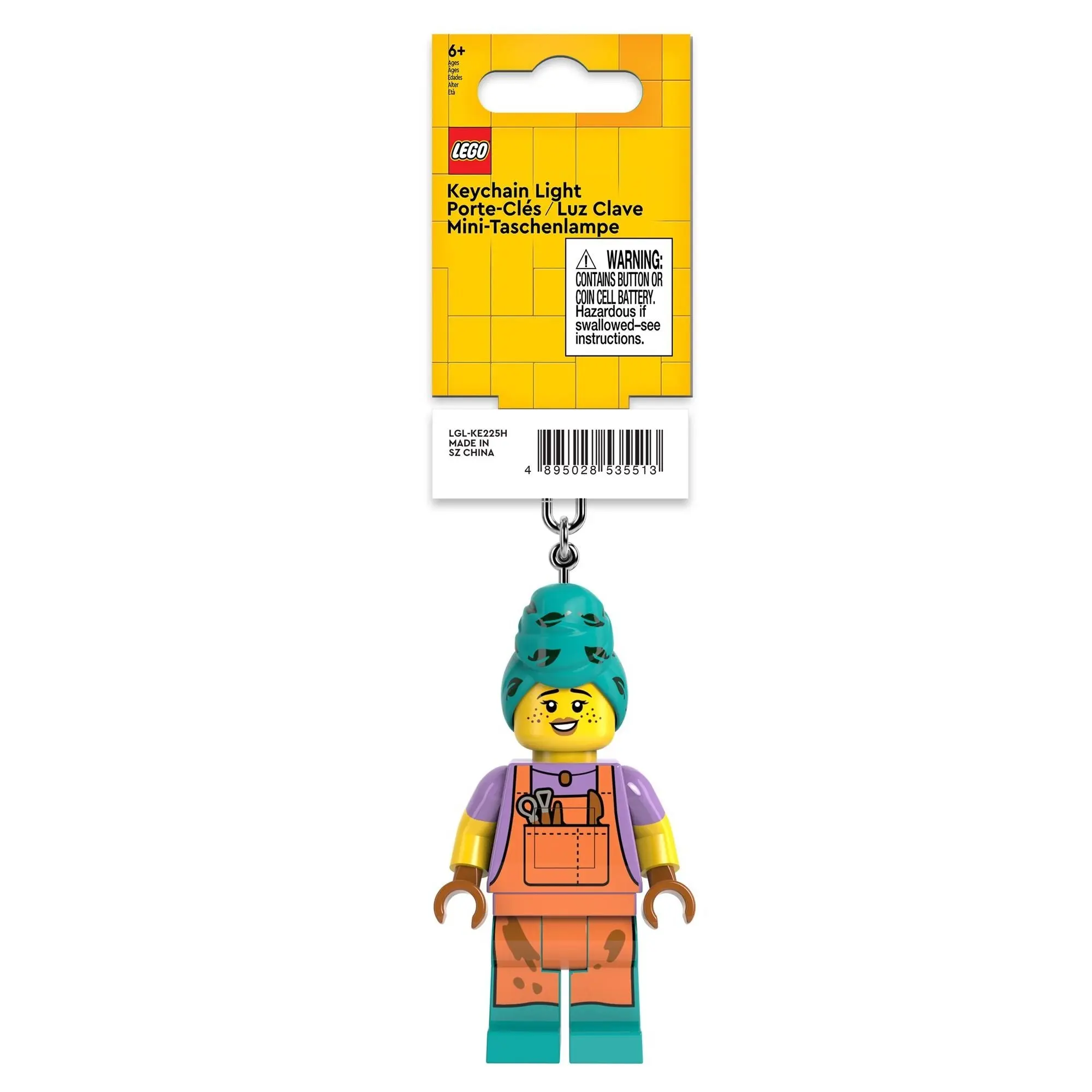 Brelok z latarką LEGO Minifigures™ – Garncarka - Zabawki