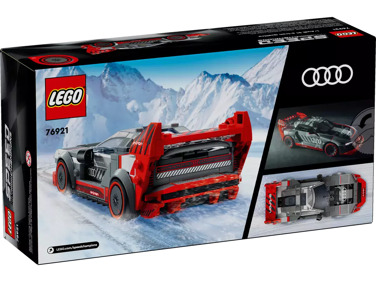 LEGO Speed Champions Wyścigowe Audi S1 E-tron Quattro 76921 - Zabawki