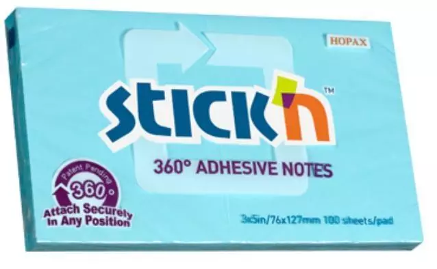 Notes samoprzylepny 360 st. niebieski 100 kart. - Papiernicze i szkolne