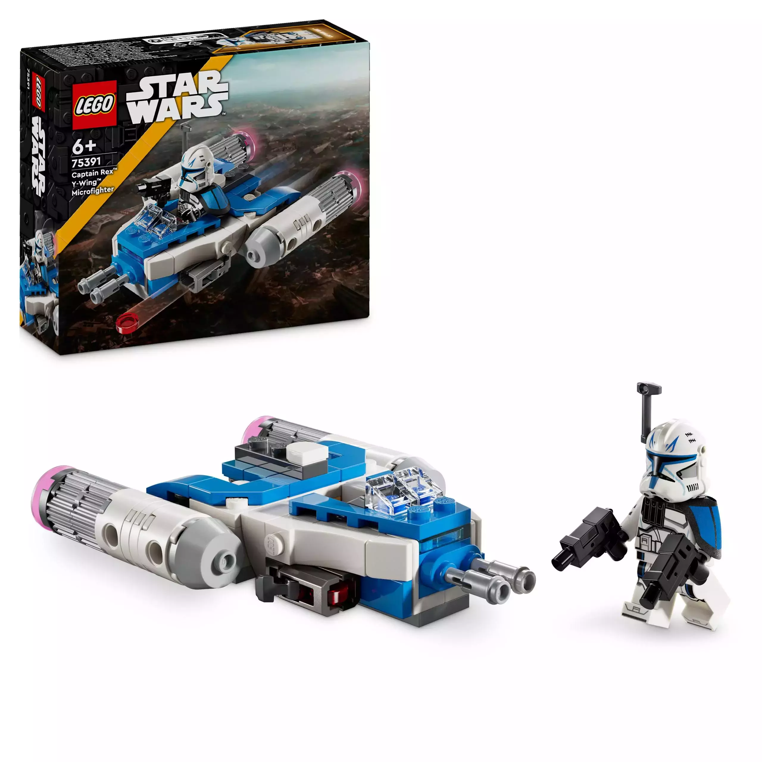 LEGO Star Wars™ Mikromyśliwiec Y-Wing™ kapitana Rexa 75391 - Zabawki
