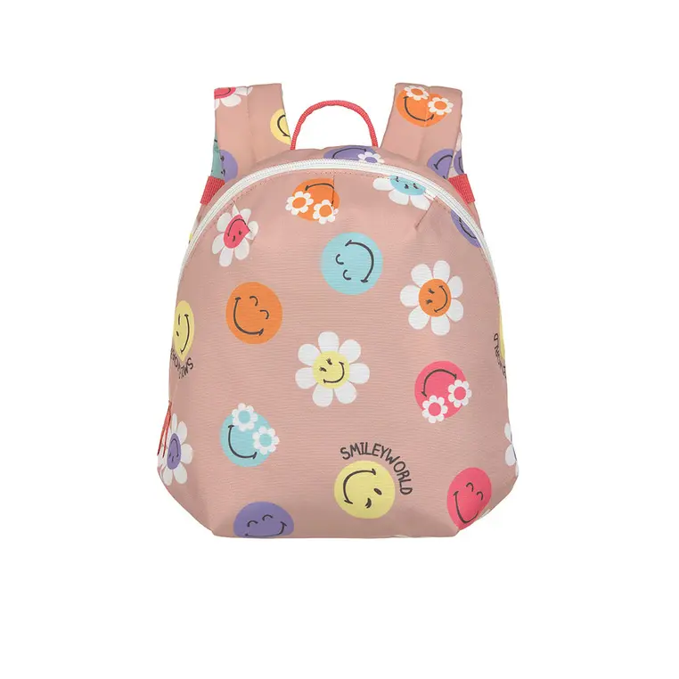 Lassig Plecak mini SmileyWorld® dusty rose - Elektronika i akcesoria