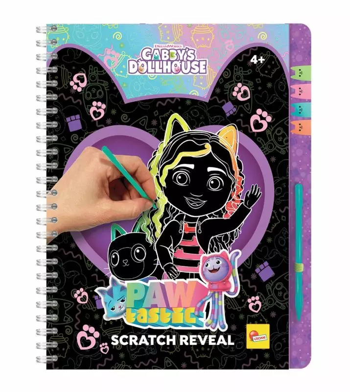 Koci Domek Gabi Sketchbook Scratch Reveal - Zabawki