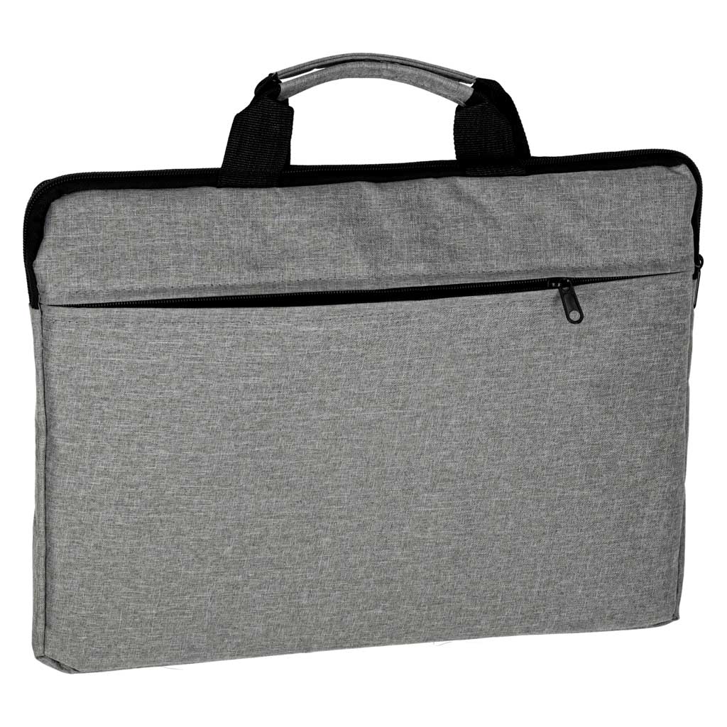 Torba na laptopa 15,6 cali na ramię teczka biznesowa damska męska szara - Papiernicze i szkolne