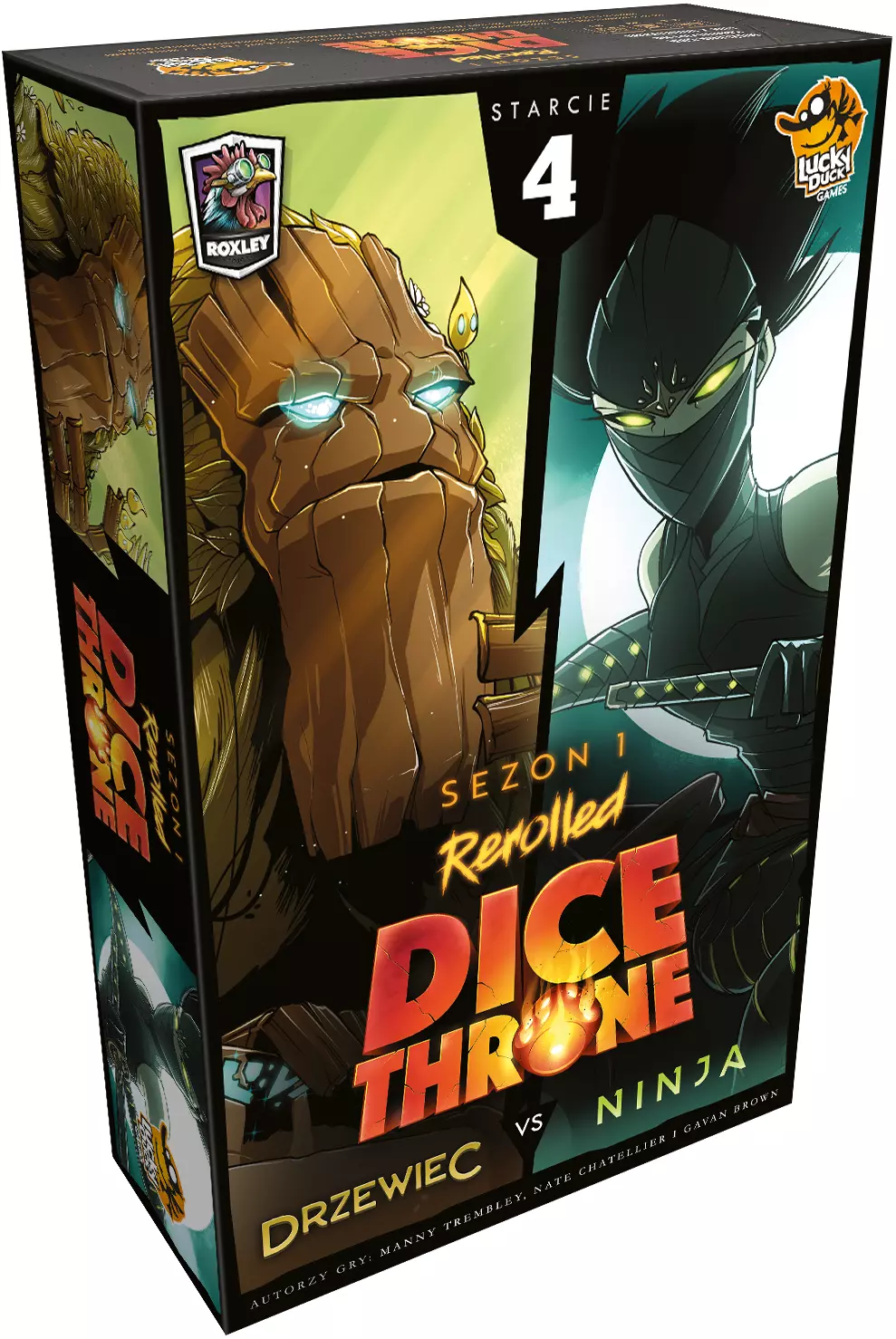 Dice Throne. Starcie 4. Drzewiec vs Ninja - Gry