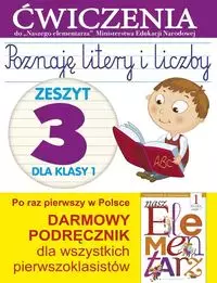 Poznaję litery i liczby Zeszyt 3 - Książki