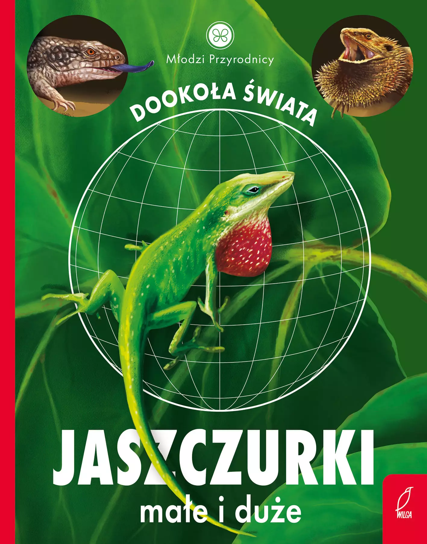 Młodzi przyrodnicy. Dookoła świata. Jaszczurki małe i duże - Książki