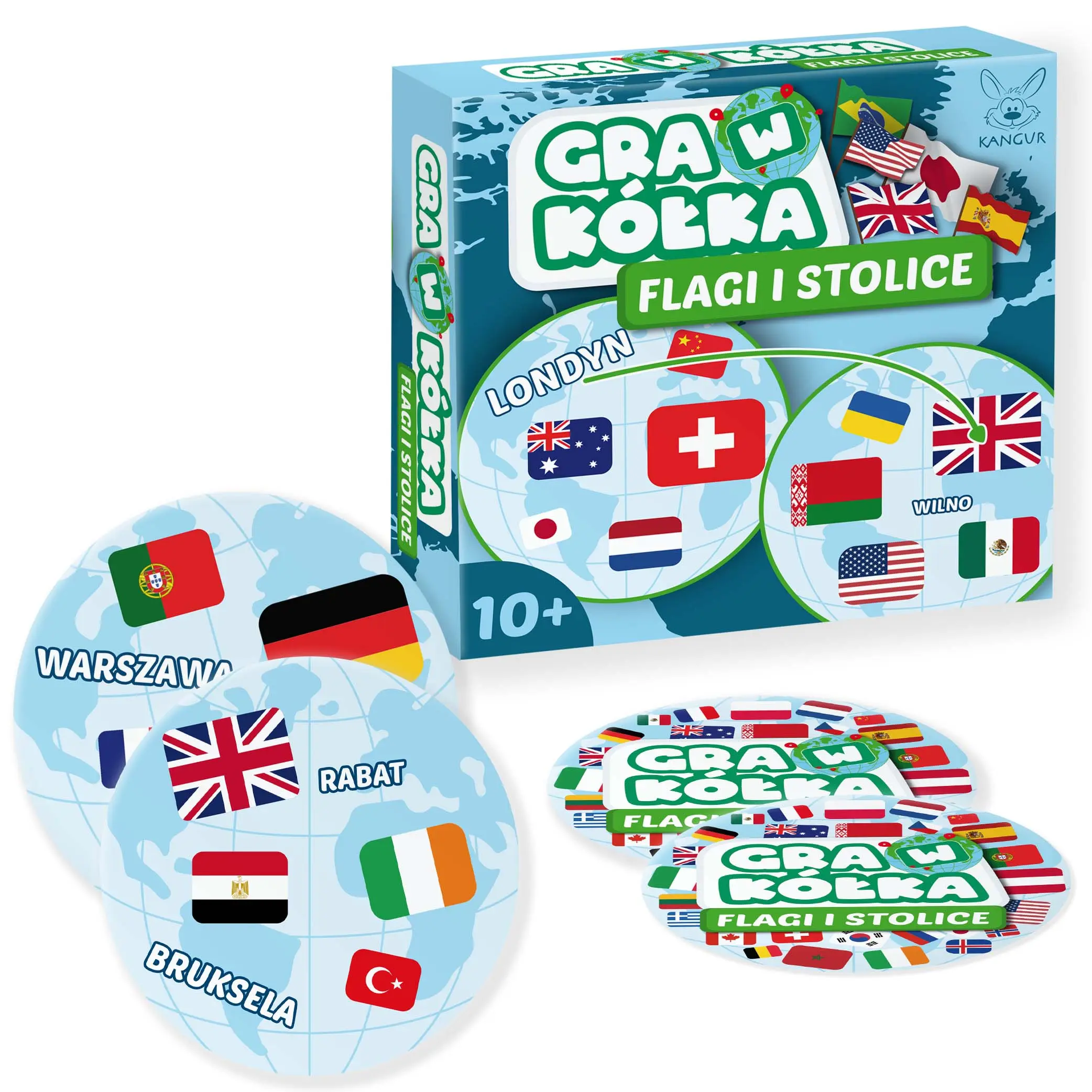 Gra w Kółka Flagi i Stolice - Gry