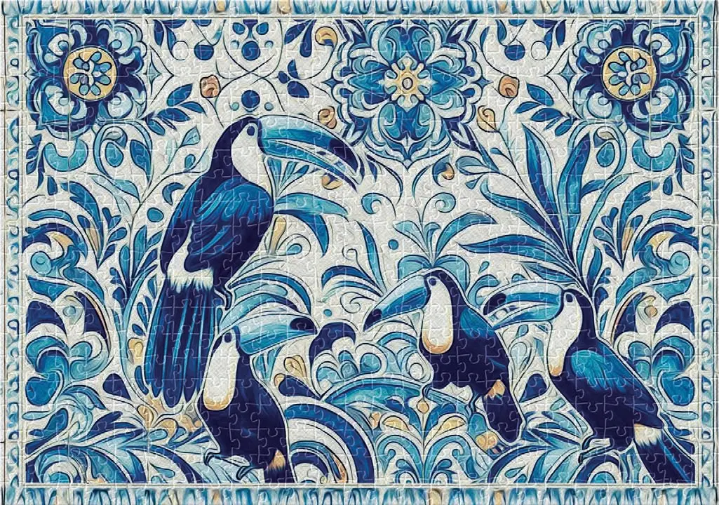 Puzzle 500 elementów. Art on Tiles 1 - Puzzle