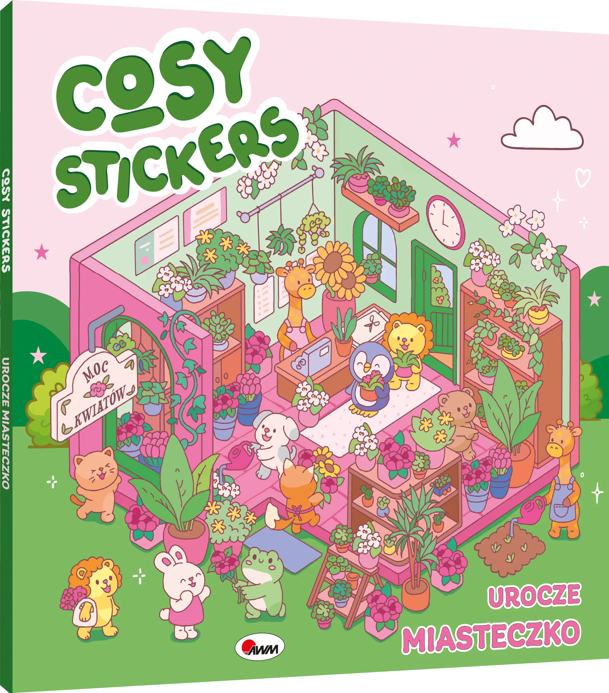 Cosy stickers. Urocze miasteczko - Książki