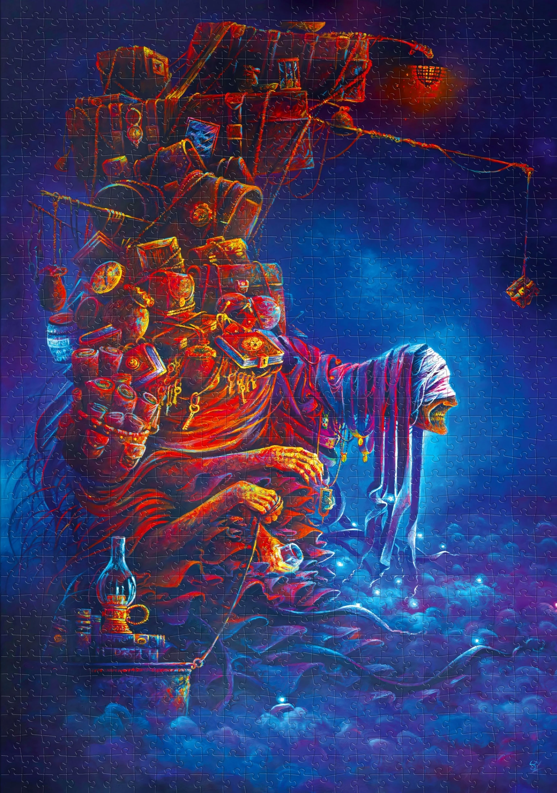 Puzzle Good Loot Puzzle Imagination 1000 elementów Puzzle Sebastian Moń Ciężar doświadczeń - Puzzle