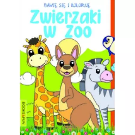 Bawię się i koloruję. Zwierzaki w ZOO - Książki