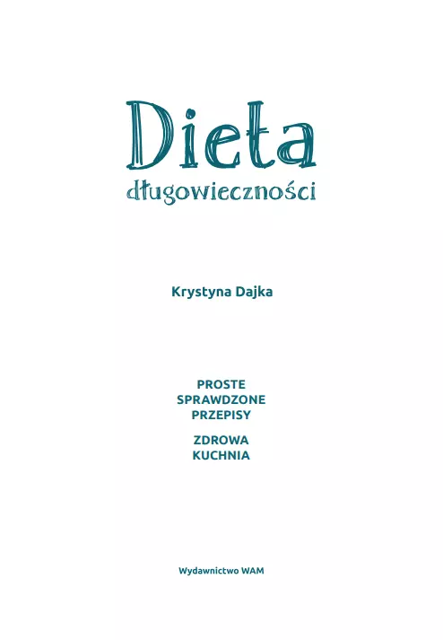 Dieta długowieczności - Książki