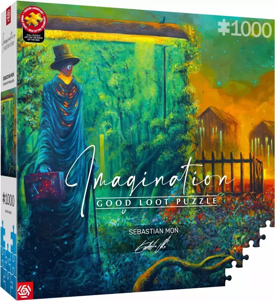 GOOD LOOT IMAGINATION PUZZLE SEBASTIAN MOŃ STATIONARY TRAVELLER II 1000 EL. - Puzzle