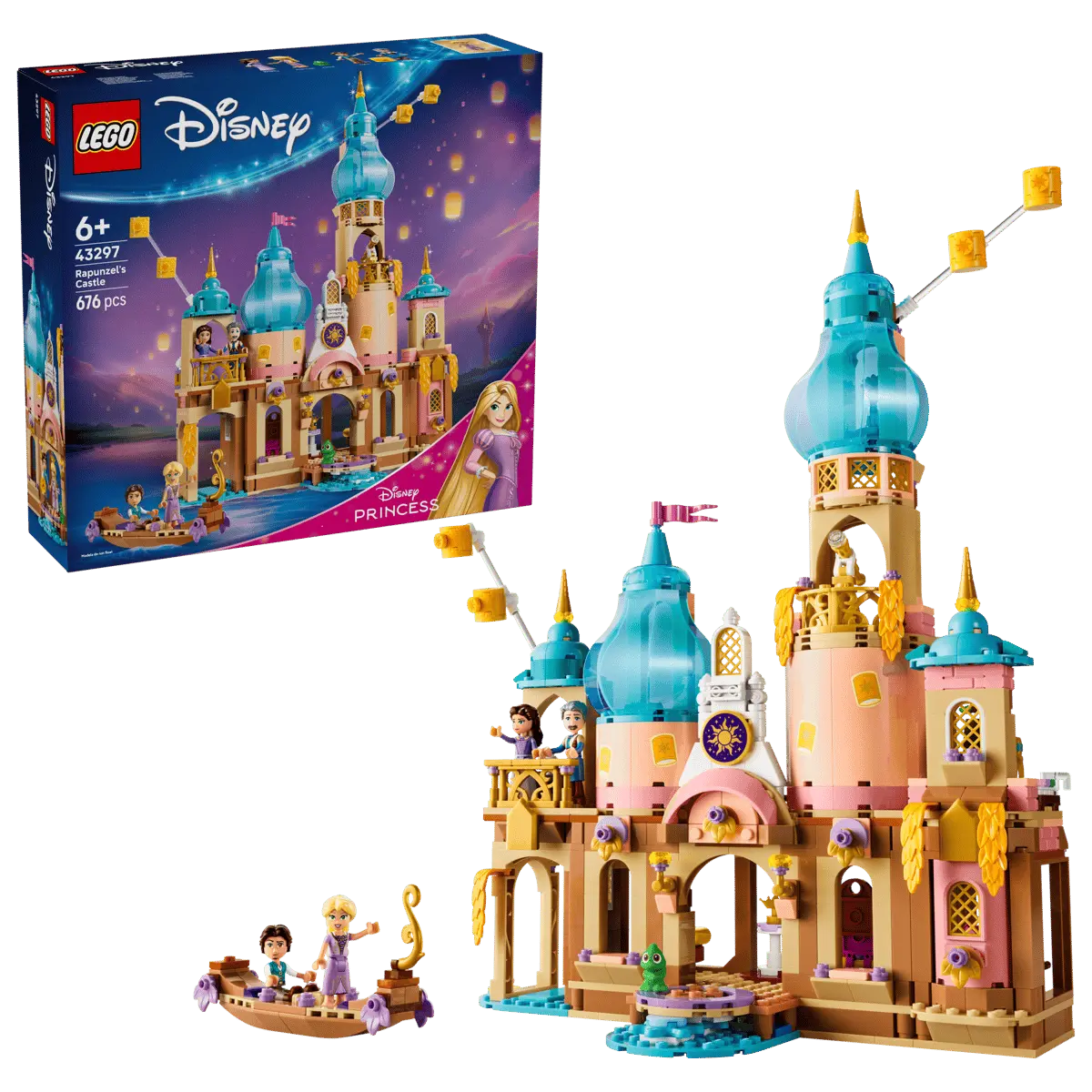 LEGO Disney™ Zamek Roszpunki 43297 - Zabawki