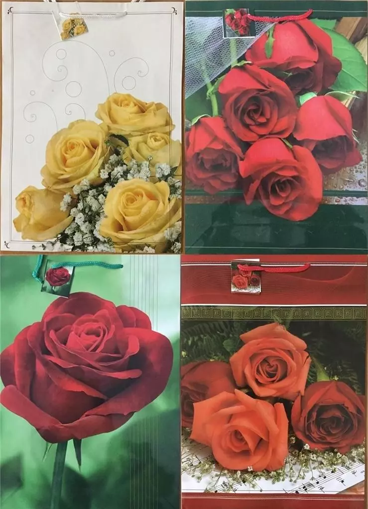 Torebka ozdobna laminowana PL-9 duża zestaw 35 - Papiernicze i szkolne