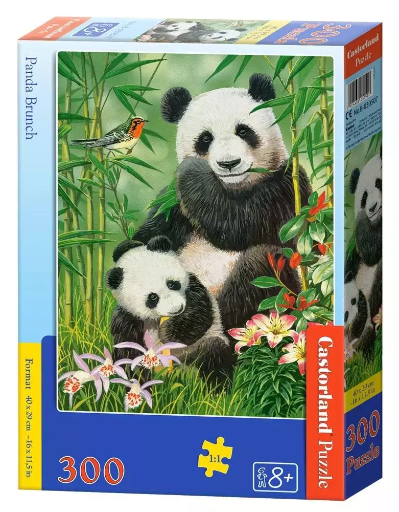 Puzzle 300 Panda Brunch CASTOR - Puzzle