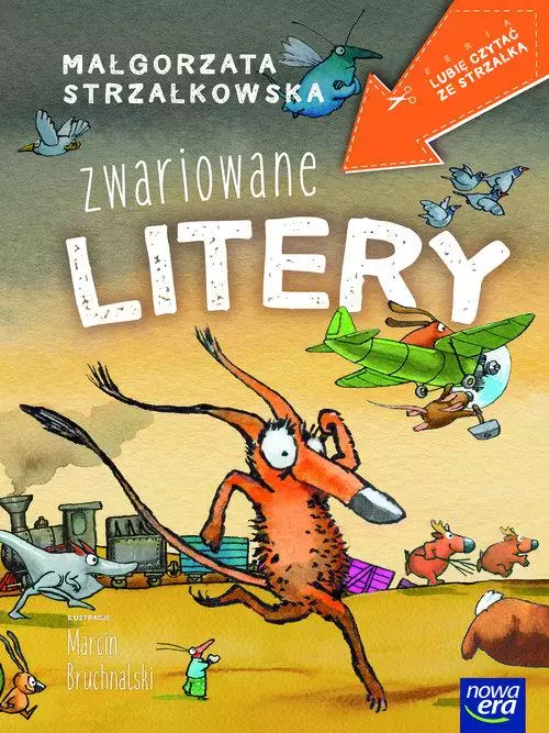 Lubię czytać ze strzałką. Zwariowane litery - Książki