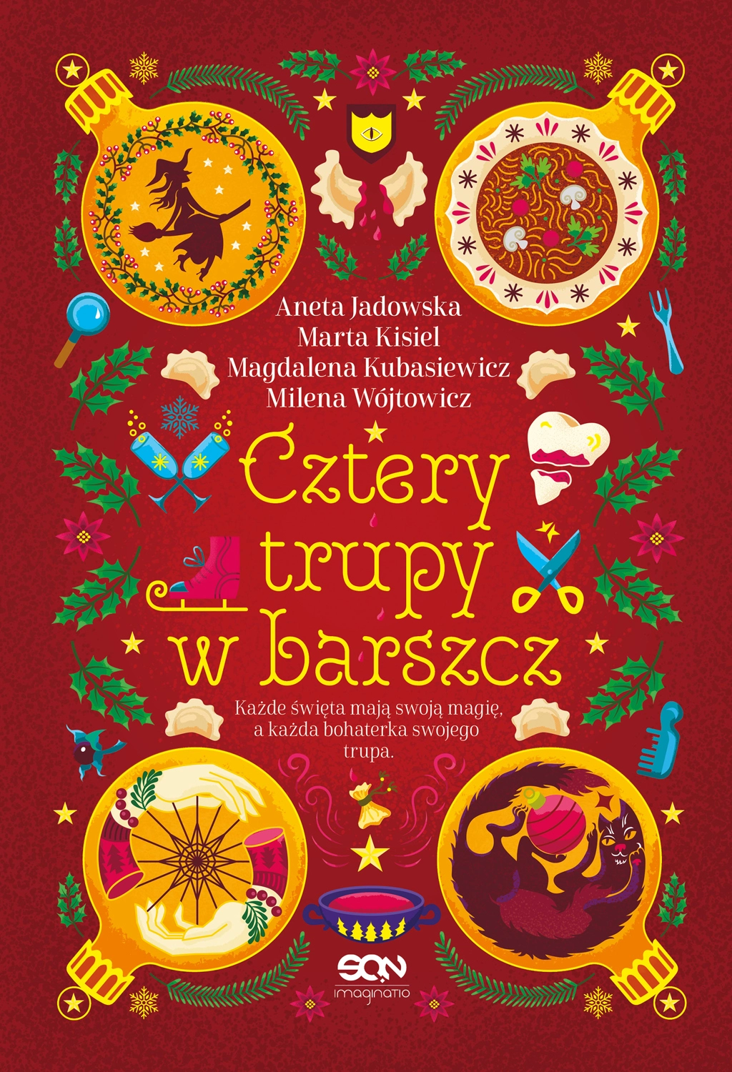 Cztery trupy w barszcz. Fantastyczno-kryminalna antologia świąteczna - Książki