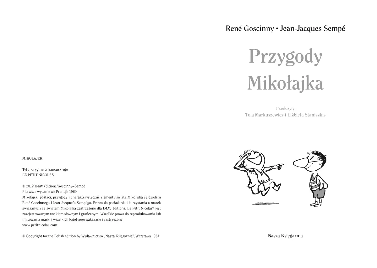 Pierwsze Przygody Mikołajka - Książki